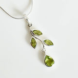 Leaf Peridot Pendant