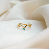 Elanza Emerald Ring
