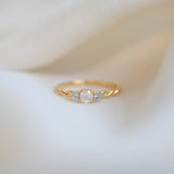 Lunar Tide Twist Ring