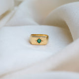 Stellar Emerald Ring