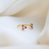 Trinity Garnet Ring