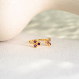 Trinity Garnet Ring